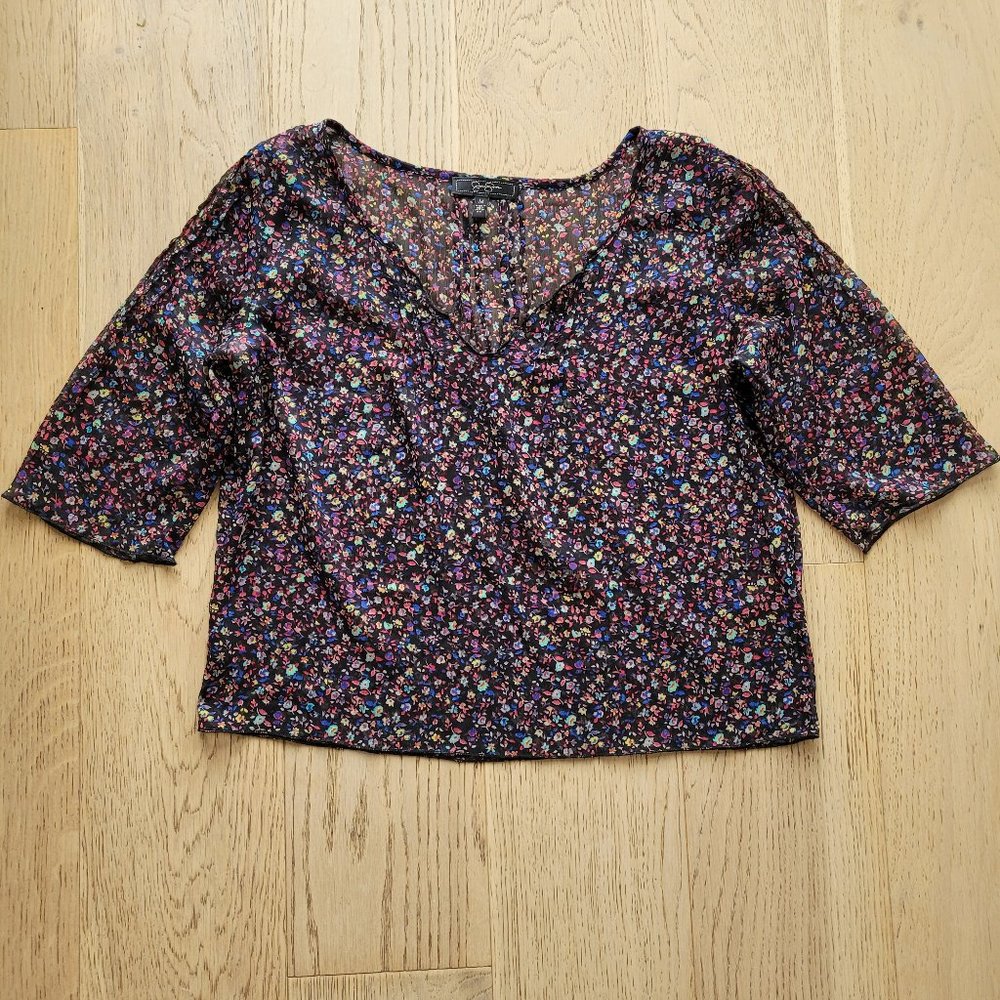 Jessica Simpson  Floral Blouse - Like New - Size Medium